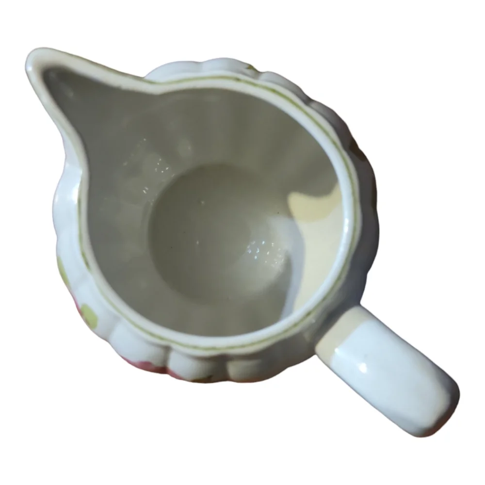Vtg Roseland By GIBSON DESIGNS Coffee Tea Creamer Pitcher Stoneware